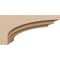 Ekena Millwork 9"W x 18"D x 9"H Wide Rockford Rough Cedar Woodgrain TimberThane Corbel, Primed Tan CORUR09X18X09ROCRCPR - alternate 3